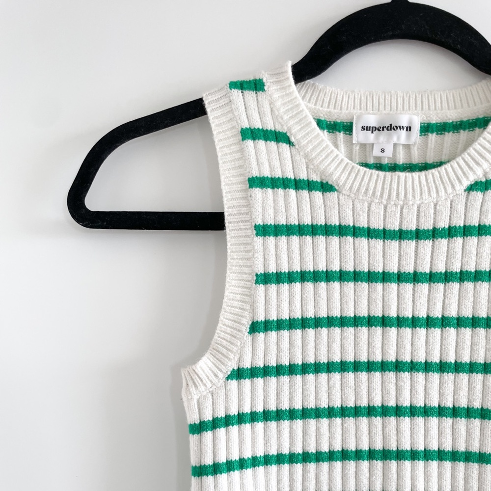 Superdown Striped Knit Tank - Picture 4 of 7